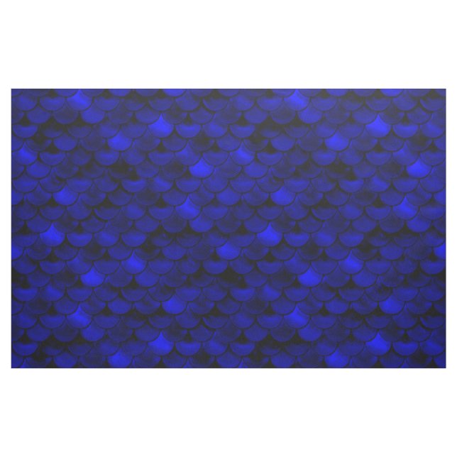 Tela Escalas azul marino de la sirena de Falln ("Cuarto gordo" (fat quarter))