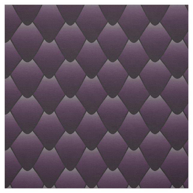 Tela Escalas de dragón morado oscuro (Retal)