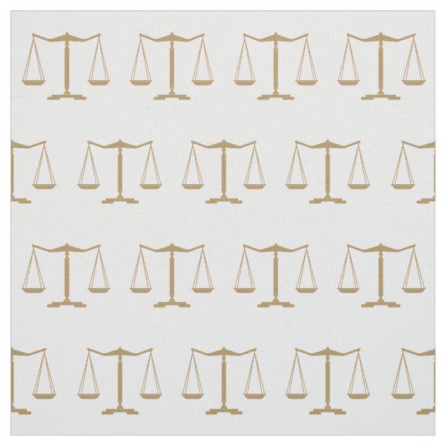Tela Escalas de oro de la justicia| Abogado (Retal)