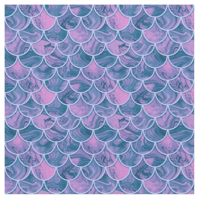 Tela Escalas de rosa verde azuladas (De cerca)