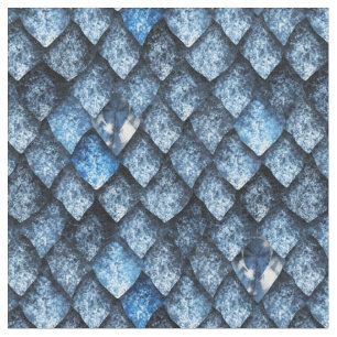 Tela Escalas del dragón/gemas azules
