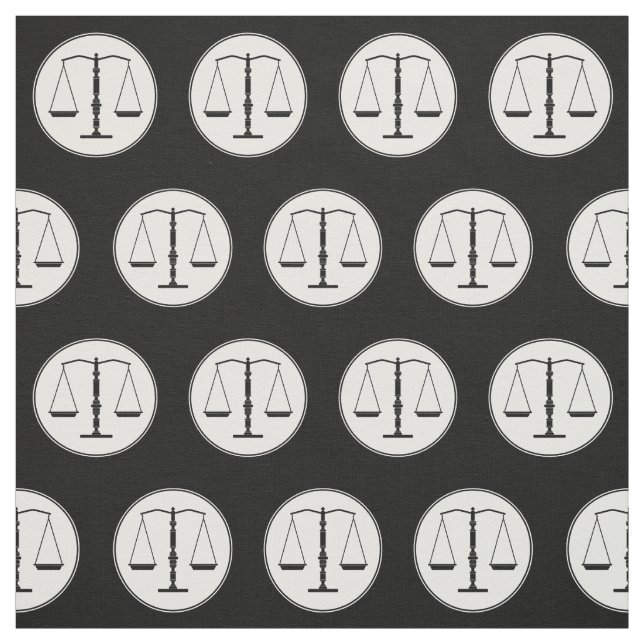 Tela Escalas del negro de la justicia (Retal)