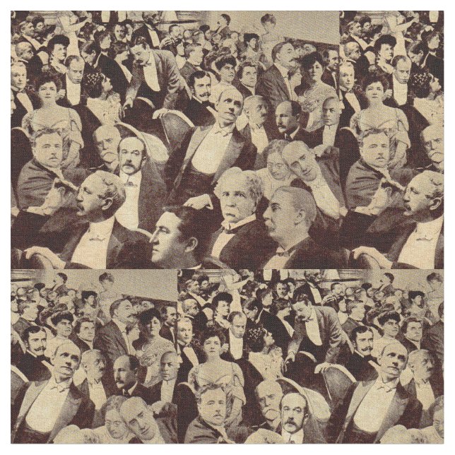 Tela Escena de multitudes de los años 1920 (De cerca)