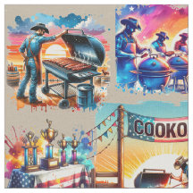 Escenas de Cocina de Cowboy Occidental BBQ 1