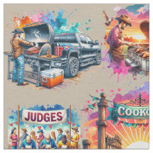 Escenas de Cocina de Cowboy Occidental BBQ 2