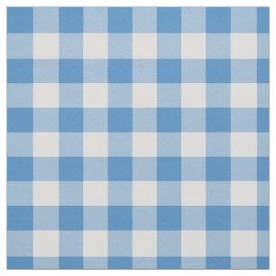 Tela escocesa azul clara y blanca clásica de la