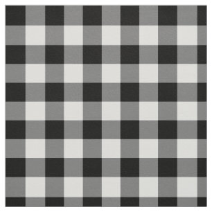 Tela escocesa blanco y negro intrépida de la