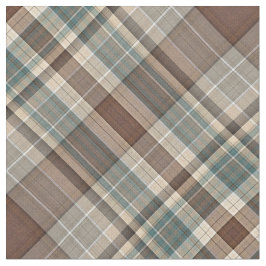 Tela escocesa del marrón azul