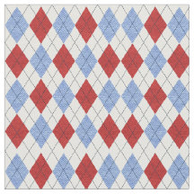 Tela escocesa roja y azul