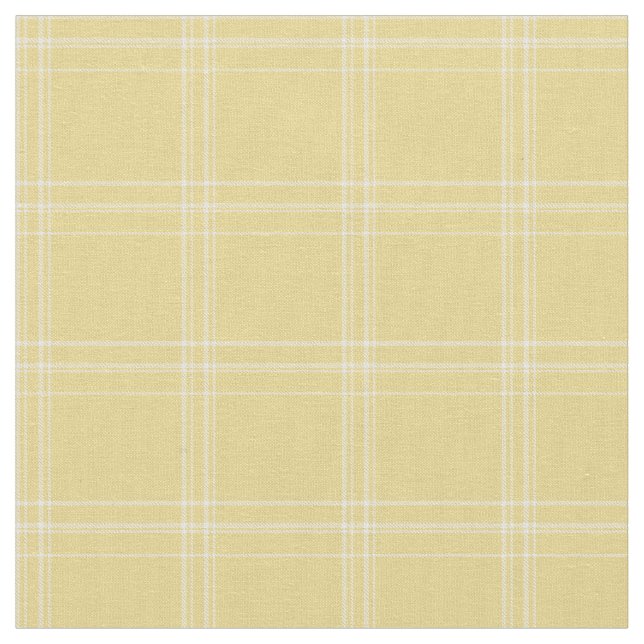 Tela Escotland moderno retro amarillo y blanco de macla (De cerca)