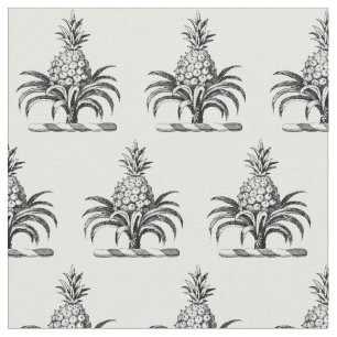 Tela Escudo de Armas Cresta Piña Heraldica Preppy