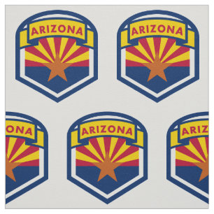 Tela Escudo de bandera del estado de Arizona