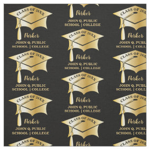Tela Escuela de año de la clase Gold Tone Graduation Ca