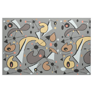 Tela Esferas orgánicas atómicas modernas del siglo XX