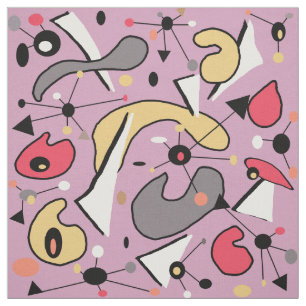 Tela Esferas orgánicas atómicas modernas del siglo XX