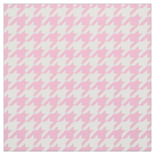 Tela Espalda de algodón rosa, Patrón de galgas blanca