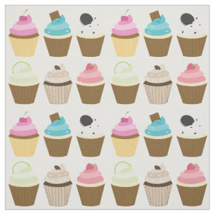 Tela Espectacular patrón de pasteles