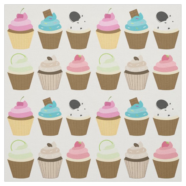 Tela Espectacular patrón de pasteles (Retal)