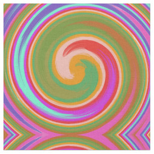 Tela Espiral colorida abstracta