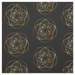 Tela Espiral de Fibonacci la geometría sagrada