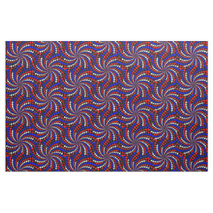 Tela Espiral del verificador azul blanco rojo de Kennet