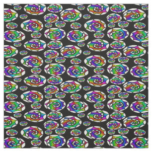 Tela Espirales coloridas