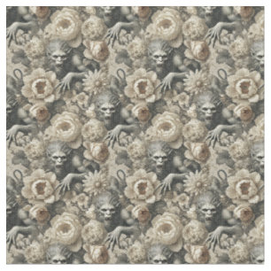 Tela Esplendor Lycantrópico - Tile Gótico Denso