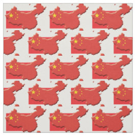 Tela Esquema del mapa chino de la bandera de China