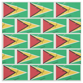 Tela Esquema del mapa de la bandera de GUYANA Patriótic
