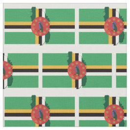 Tela Esquema del mapa de la bandera DOMINICA