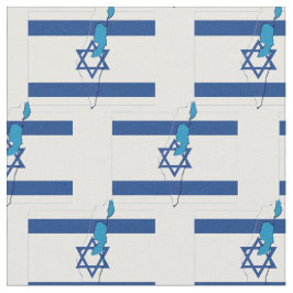 Tela Esquema del mapa de la BANDERA ISRAEL Patriótico