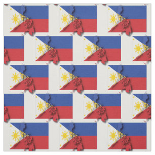 Tela Esquema del mapa filipino de la bandera FILIPINAS