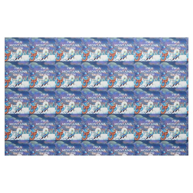Tela Esquiador de Montana ("Cuarto gordo" (fat quarter))