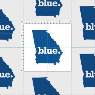 Tela Estado Azul Georgia