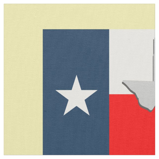 Tela Estado de Texas Flag Fabric (De cerca)