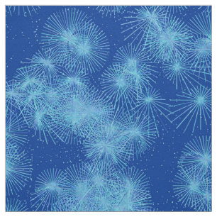 Tela Estallidos de cristal de hielo, fondo azul profund