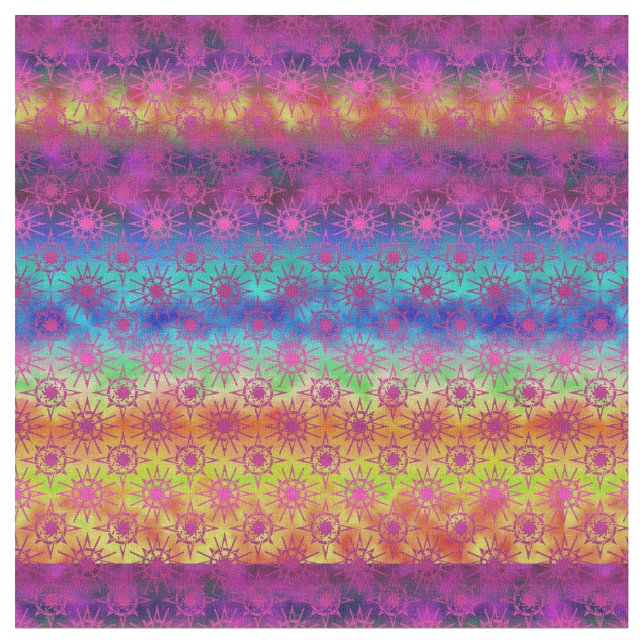 Tela Estallidos de Rainbow Ombre | Estilo Boho (De cerca)