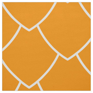 🧡 Tela estampada de vieira naranja