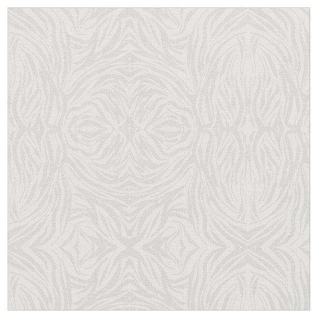 Tela estampado animal cebra gris neutro raya (De cerca)