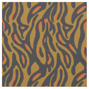 Tela Estampado animal moderno Líneas onduladas abstract