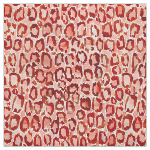 Tela Estampado de animales anaranjado SALVAJE de la