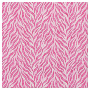 Tela Estampado de cebra rosa vibrante
