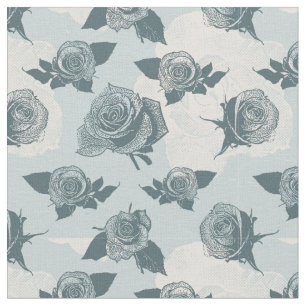Tela Estampado de flores con el rosa