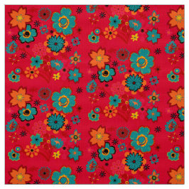 Tela Estampado de flores enrrollado