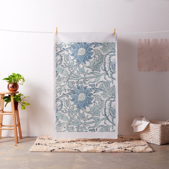 Tela Estampado de flores hermoso de William Morris, (In Situ)