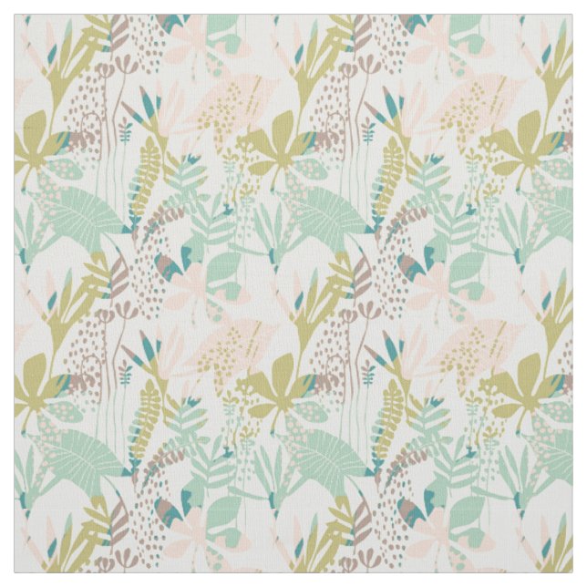 Tela Estampado de flores moderno (Retal)