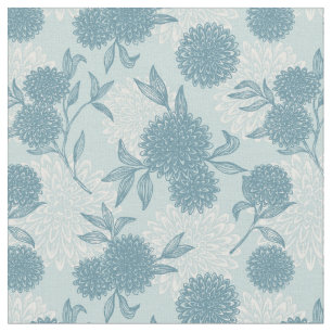 Tela Estampado de flores retro 2 2