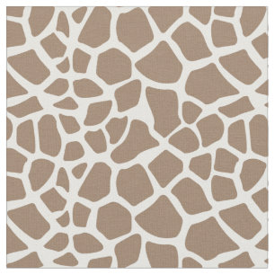 Tela Estampado de girafa poner crema