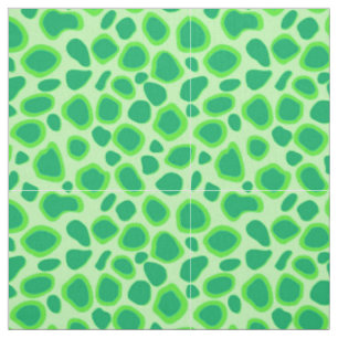 Tela Estampado de leopardo - Tonos de verde menta