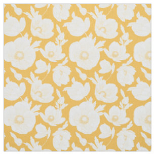 Tela Estampado de plores de oro
